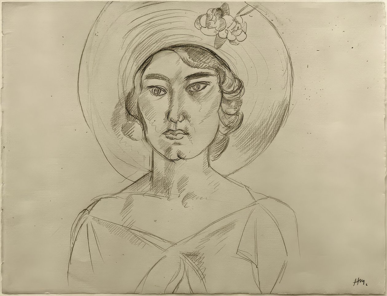Donna con cappello da Henri Matisse