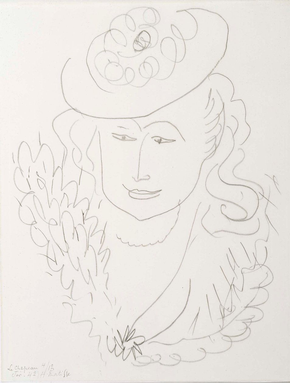 Donna con cappello da Henri Matisse