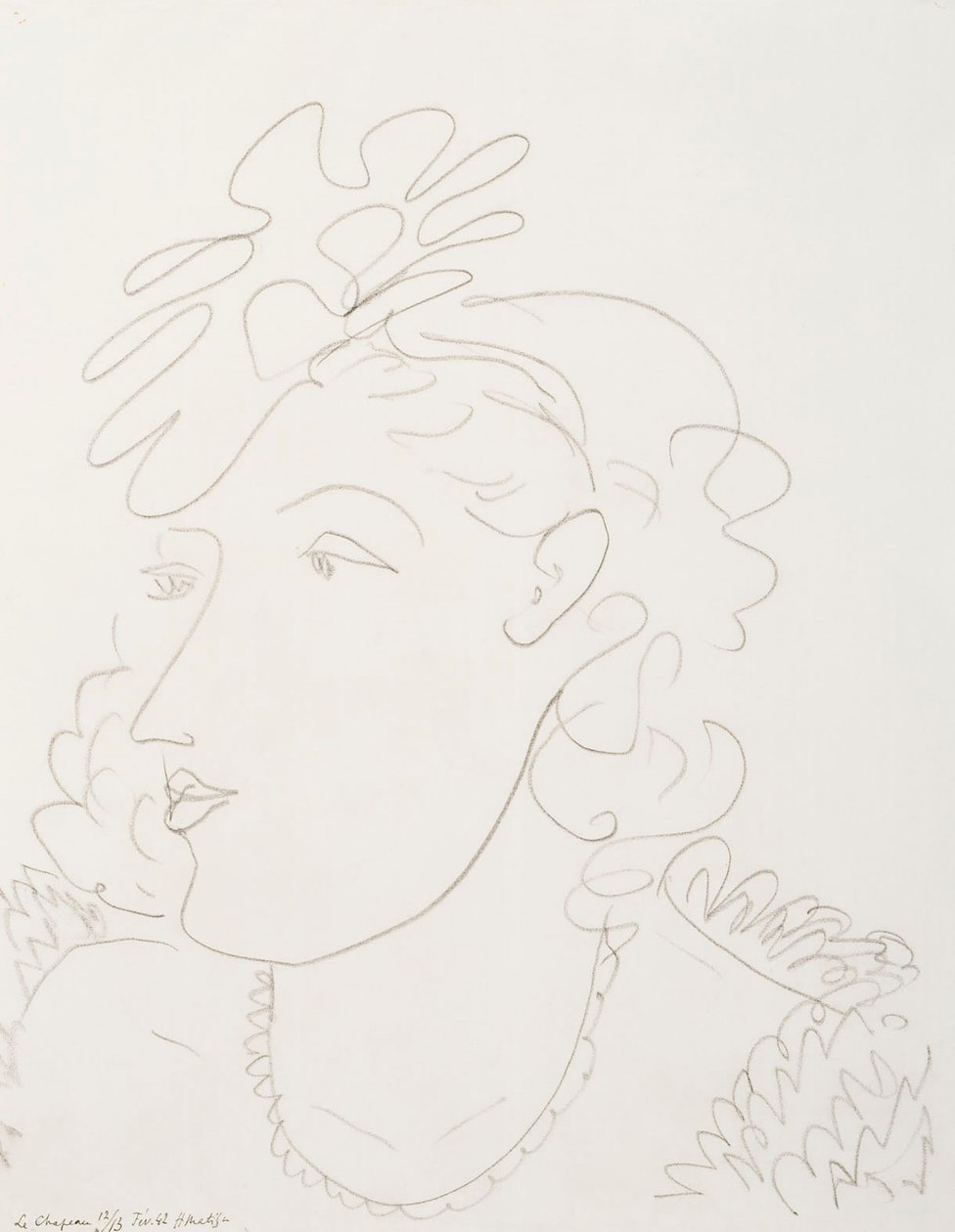 Donna con cappello da Henri Matisse