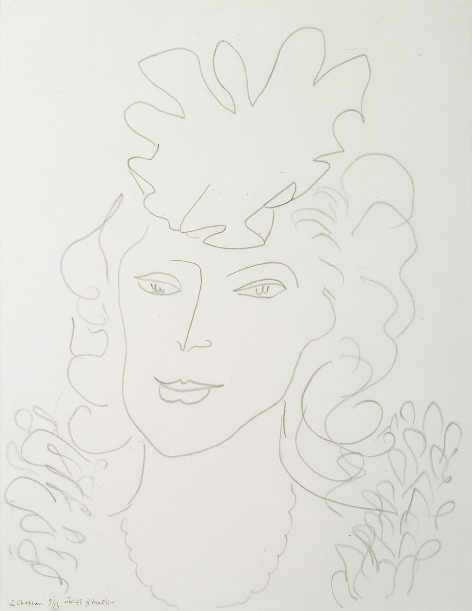 Donna con cappello da Henri Matisse