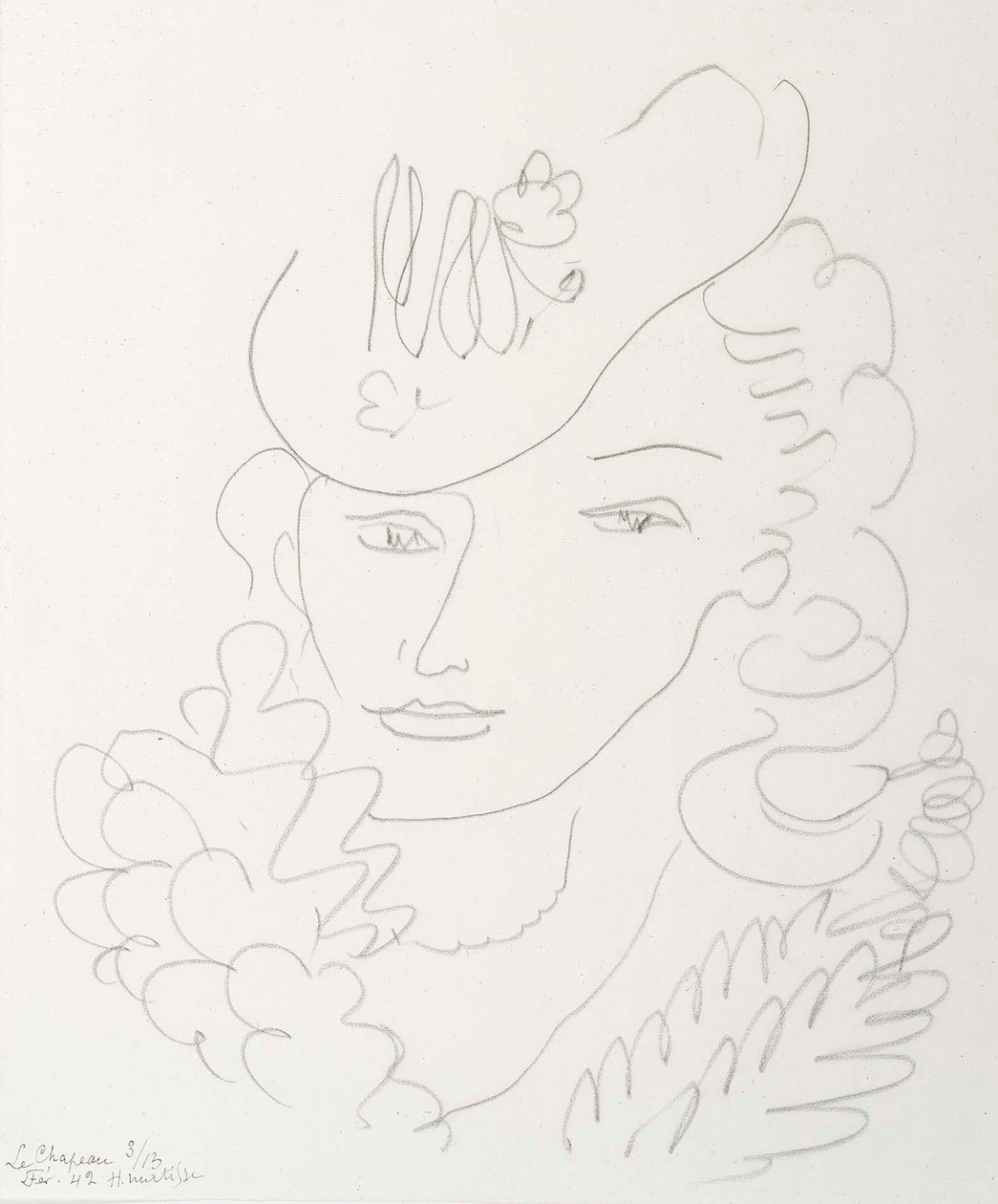 Donna con cappello da Henri Matisse