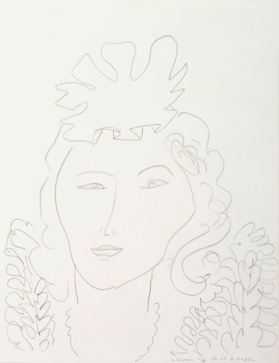 Donna con cappello da Henri Matisse