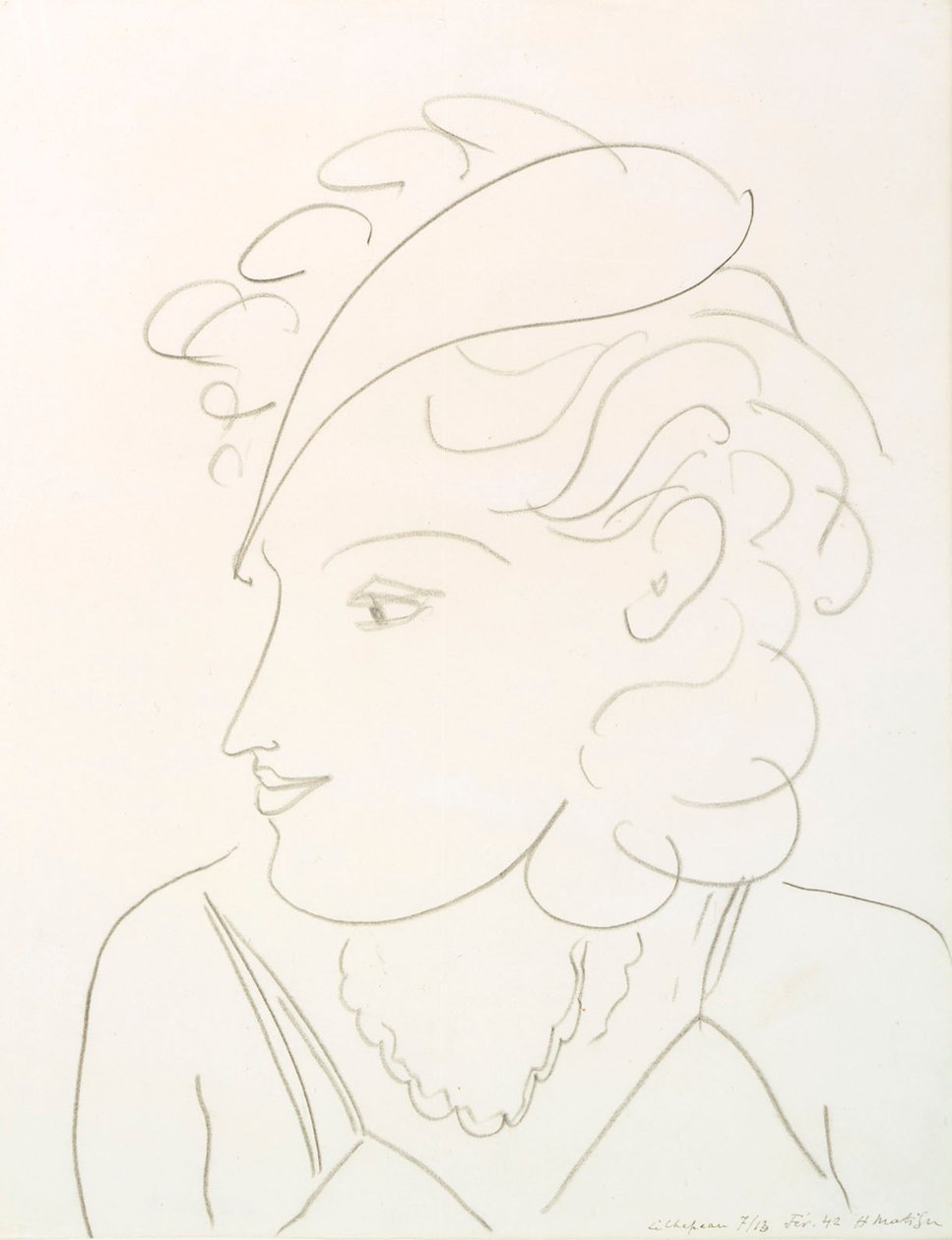 Donna con cappello da Henri Matisse