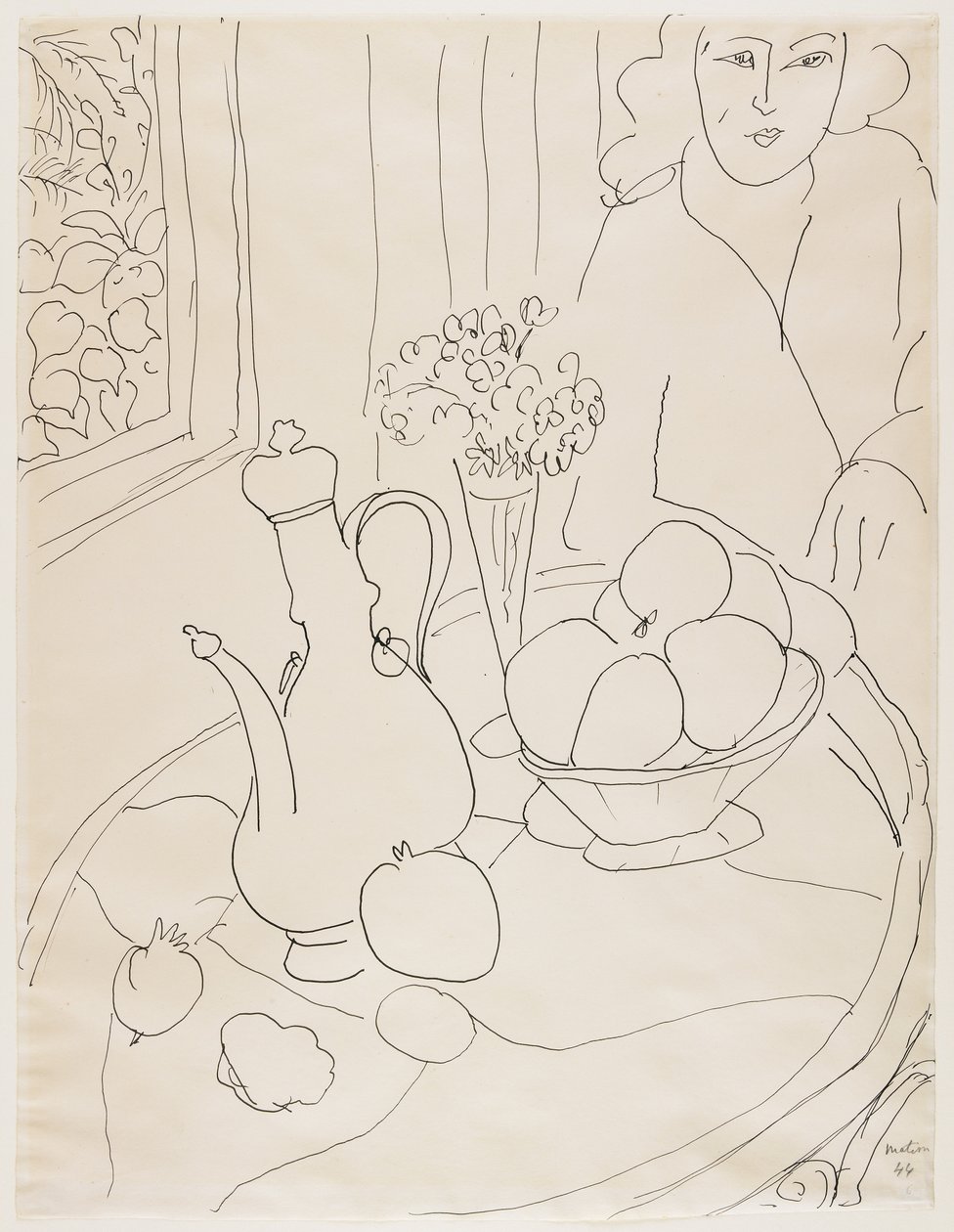 Donna con natura morta da Henri Matisse