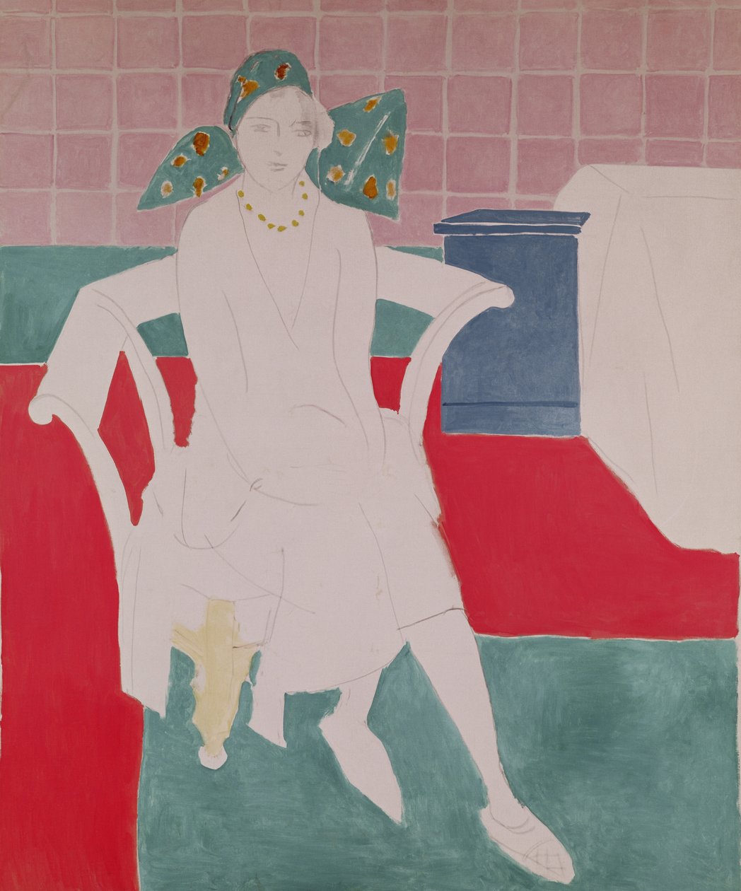 Donna con cappello Madras da Henri Matisse
