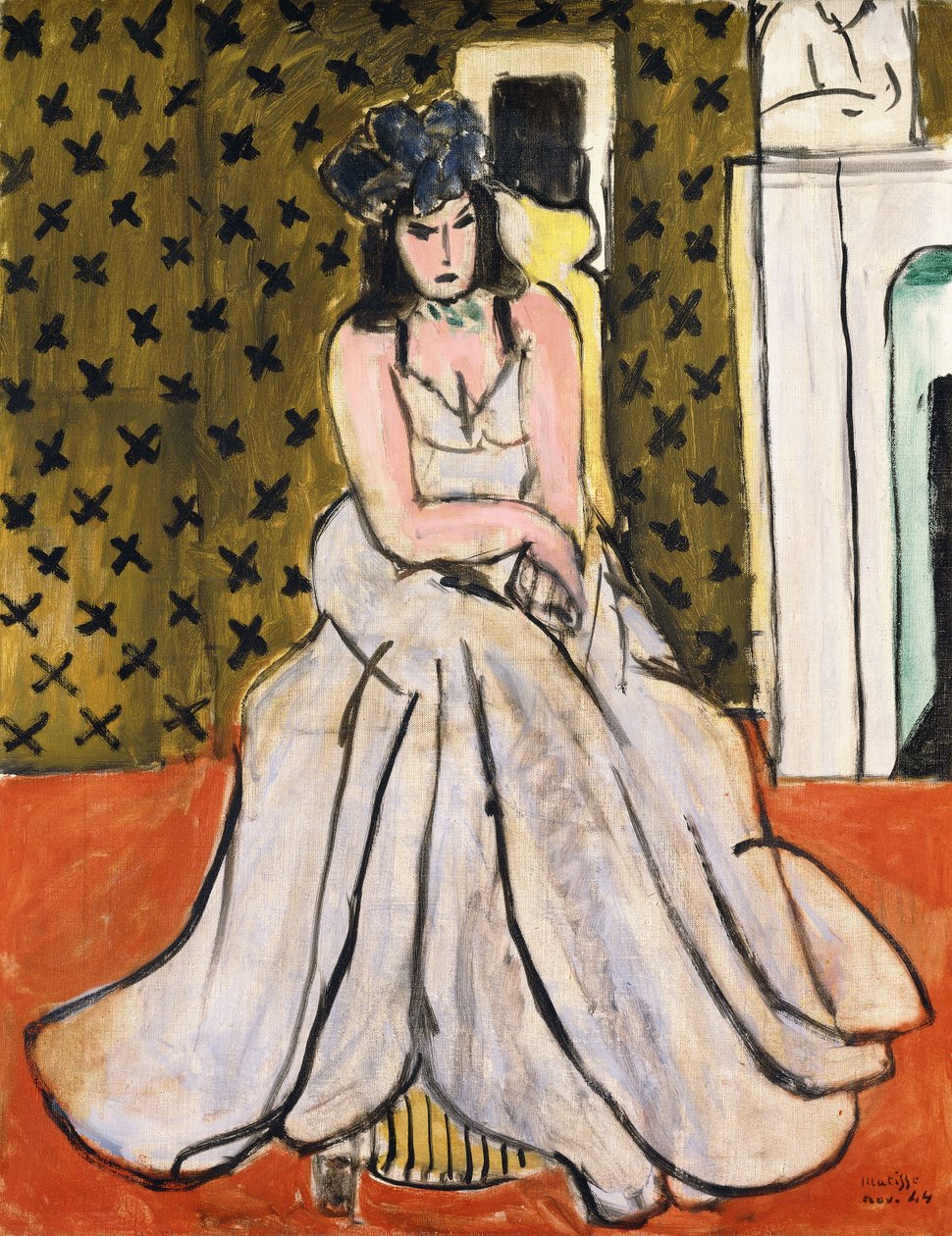 Donna con cappello blu da Henri Matisse