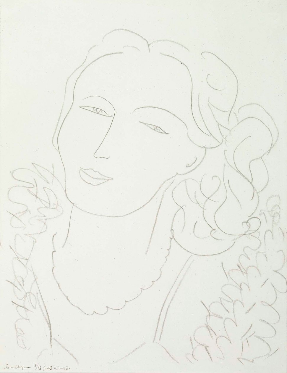 Donna senza cappello da Henri Matisse