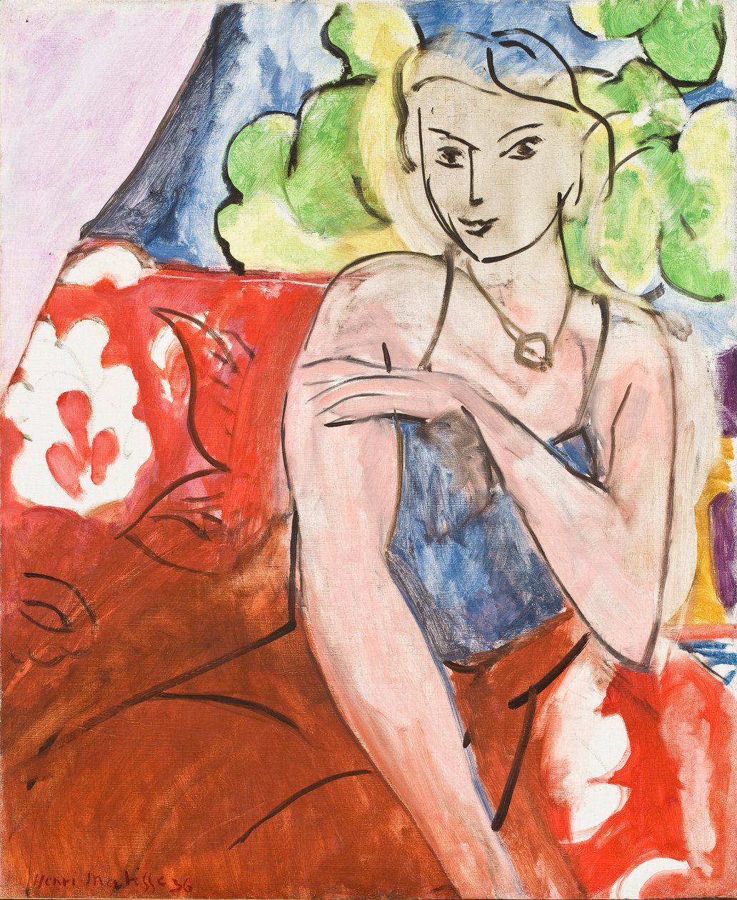 Ragazza seduta (La Biche) da Henri Matisse