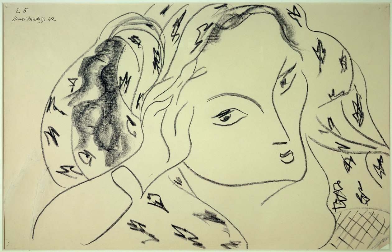 tema e variazione l.5 1942 (disegno) da Henri Matisse