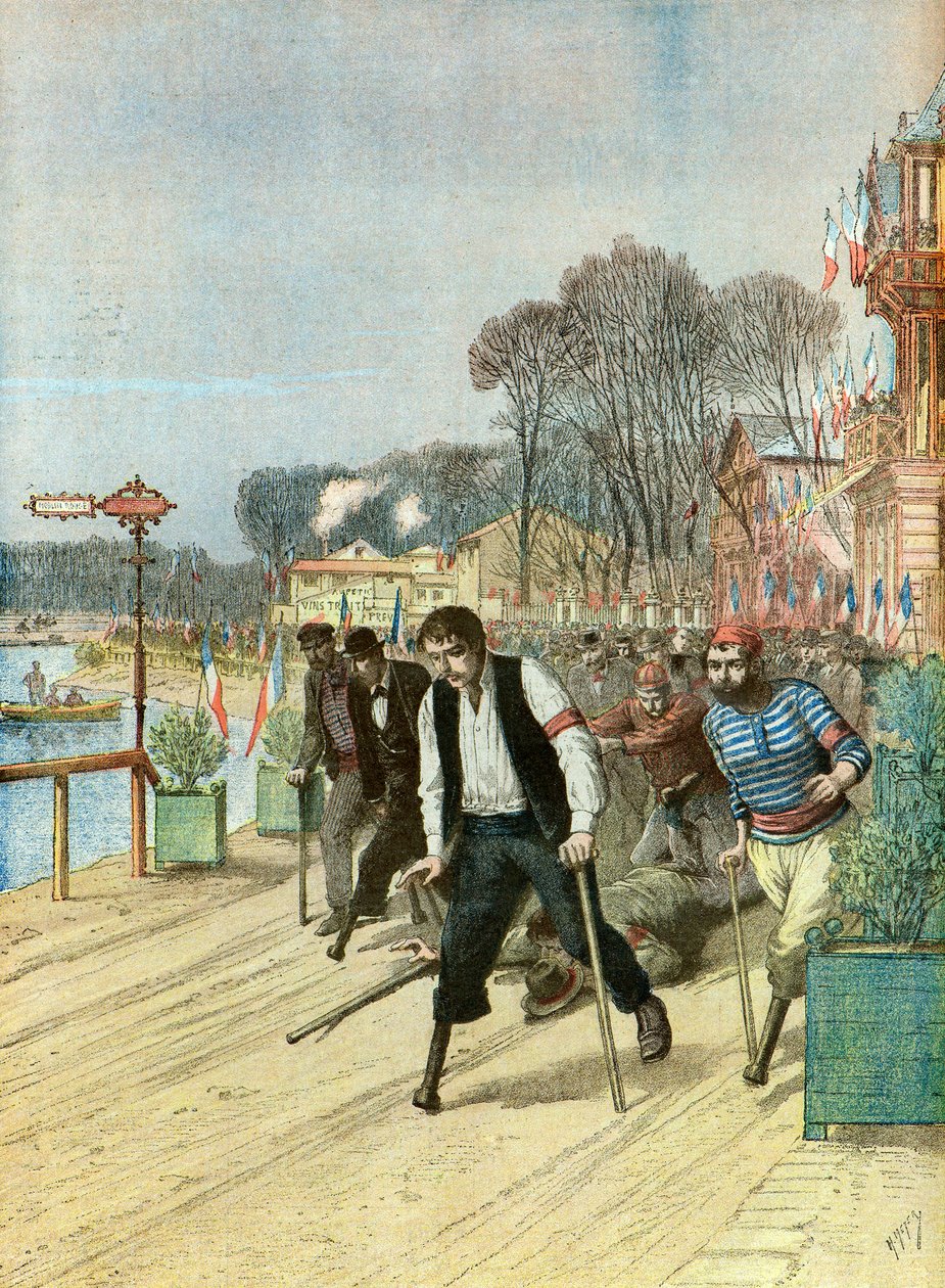 Una gara di gambe di legno da Henri Meyer