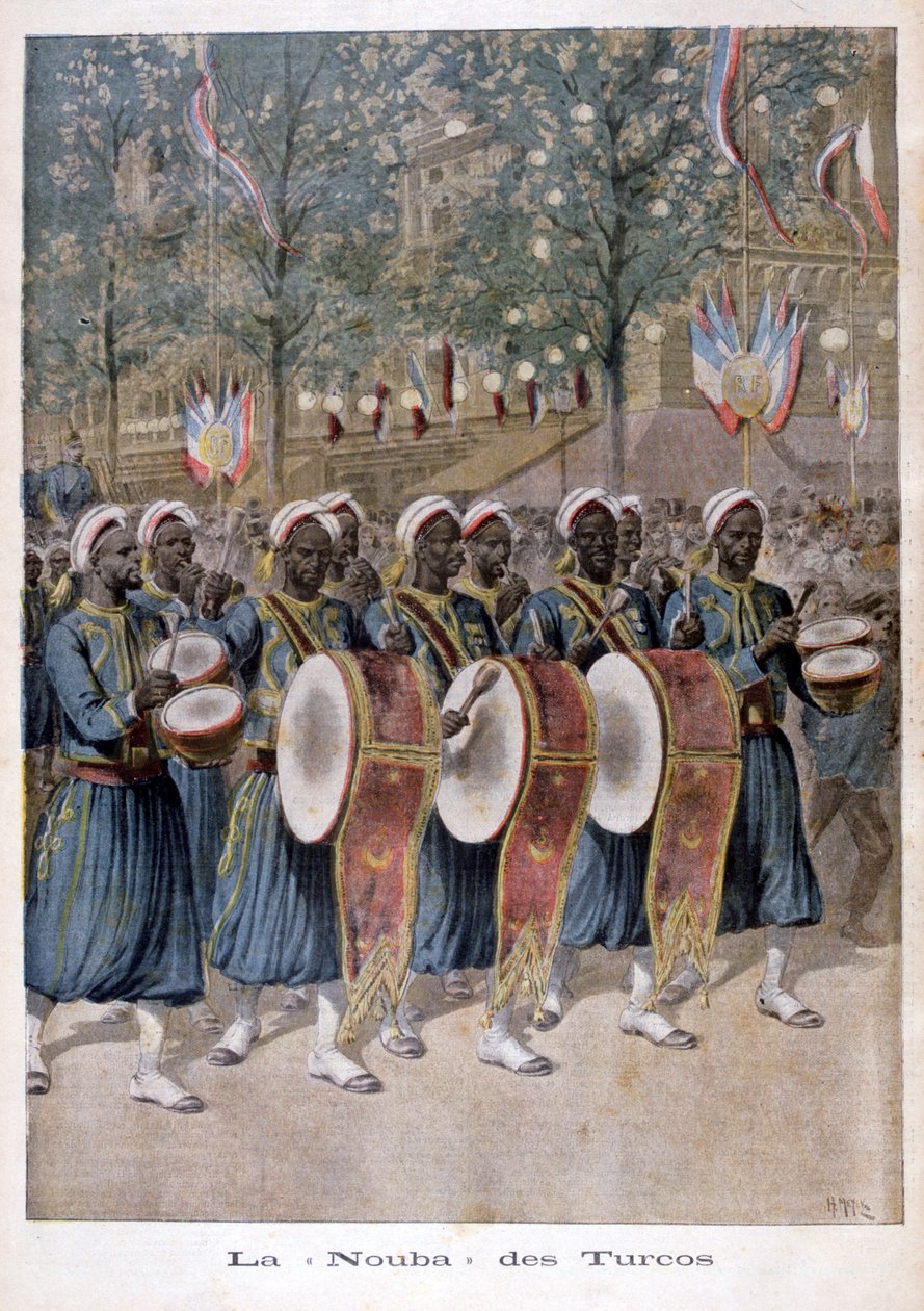 Un reggimento di Turcos algerini, 1896 da Henri Meyer