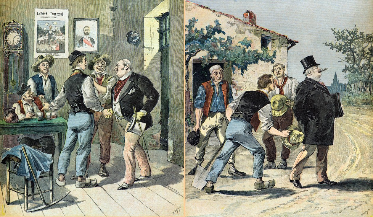 Vignetta sulle elezioni da Henri Meyer
