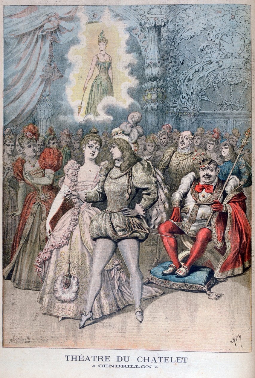 Cendrillon Cenerentola, Théâtre du Châtelet, Parigi, 1895 da Henri Meyer