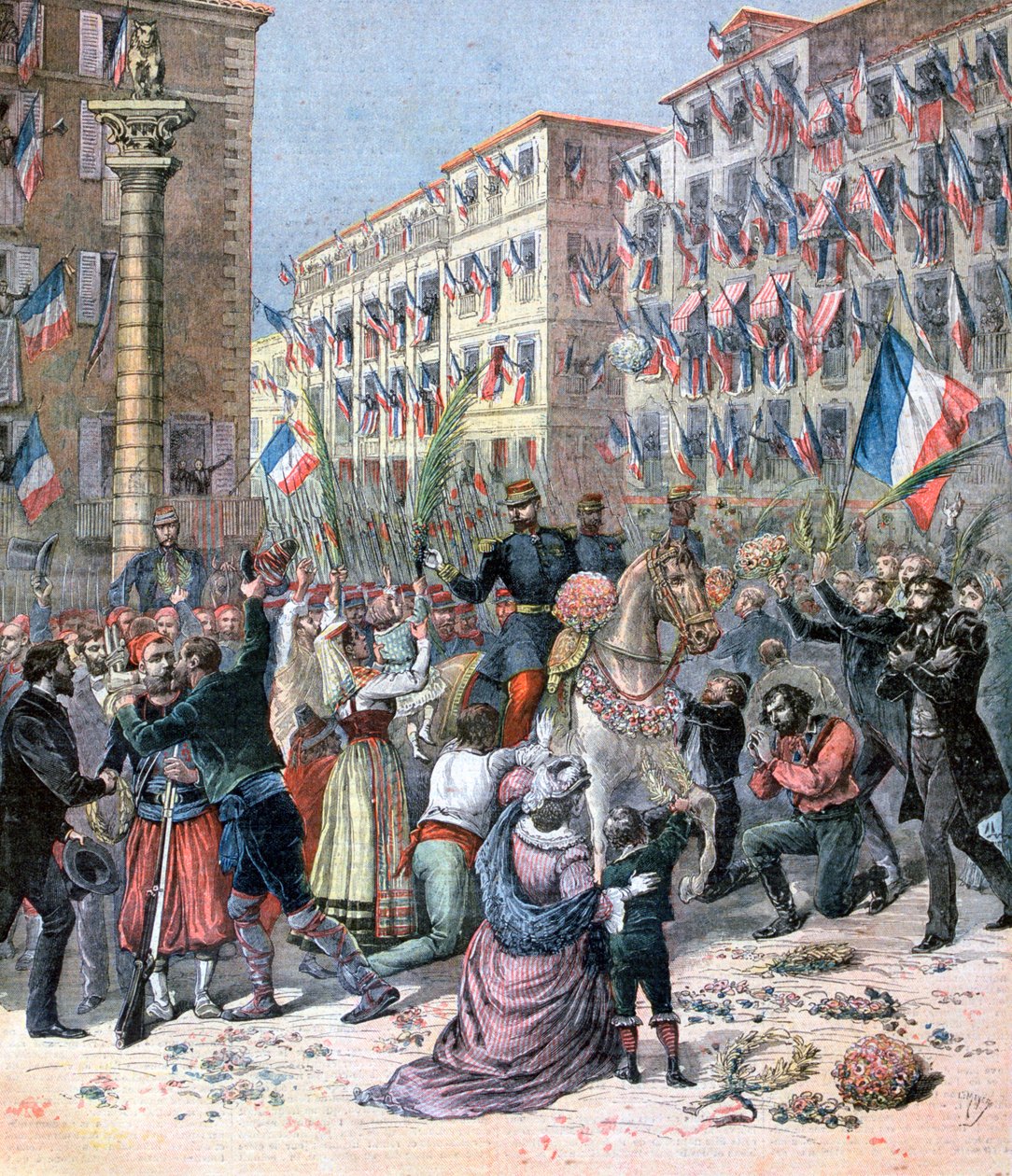 Ingresso dei francesi a Milano, 8 giugno 1859 da Henri Meyer