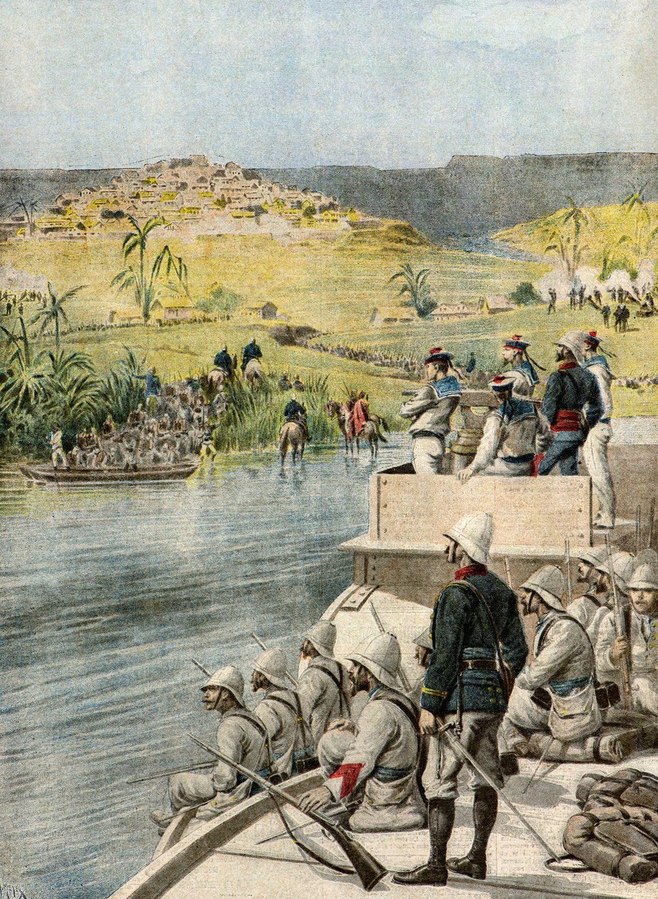 Spedizione militare in Madagascar, 1895 (Illustrazione) da Henri Meyer