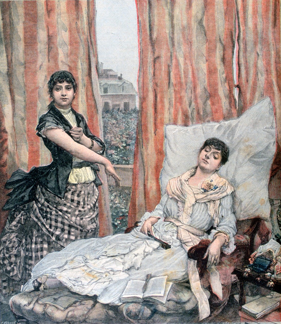 Morphiamania, 1891 da Henri Meyer