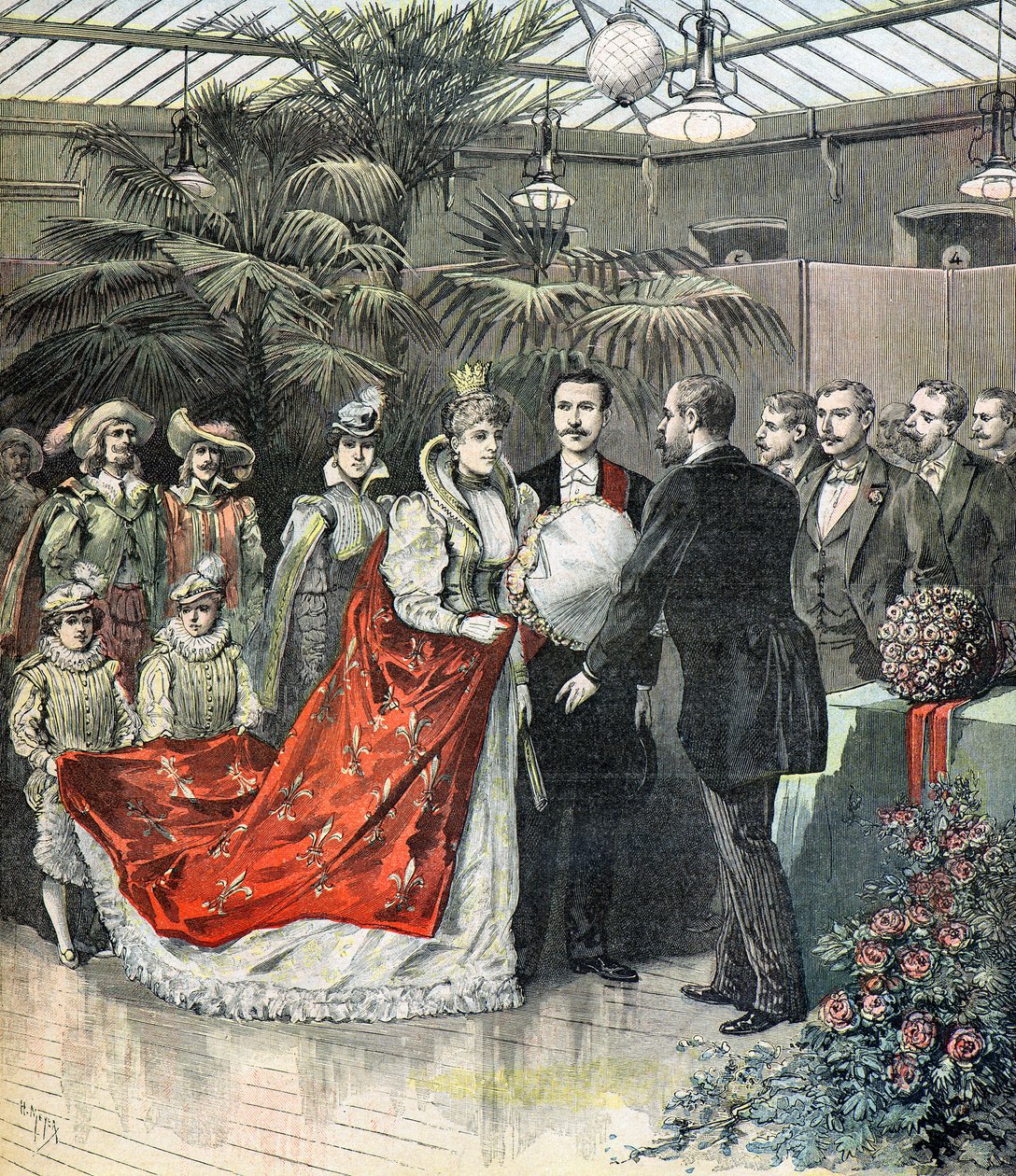 Le lavandaie parigine eleggono la loro regina da Henri Meyer
