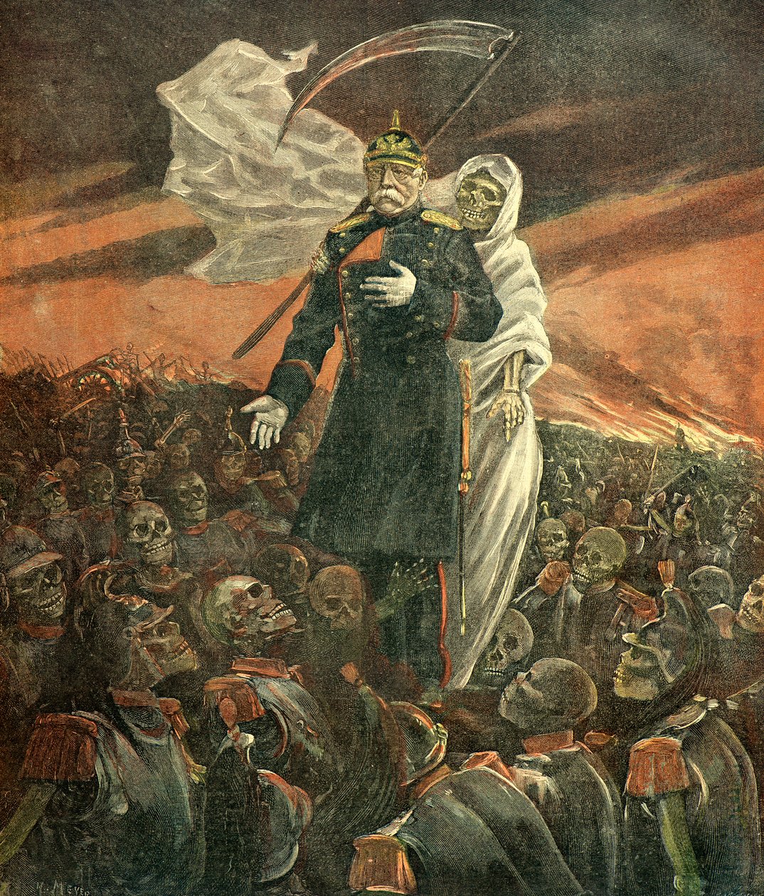 Ritratto di Bismarck da Henri Meyer