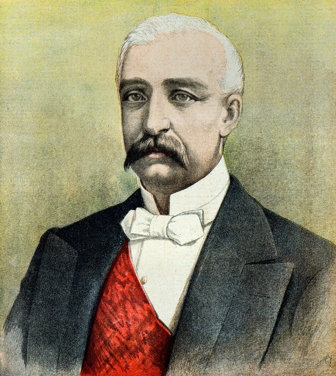 Ritratto del presidente francese Felix Faure da Henri Meyer
