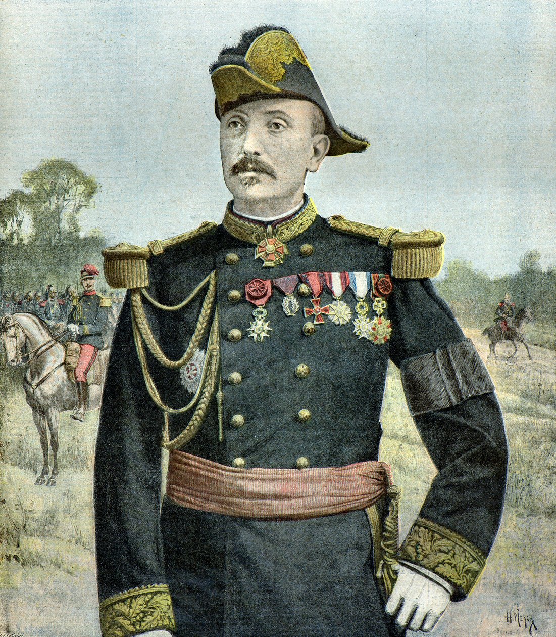 Ritratto del generale Raoul Le Mouton de Boisdeffre da Henri Meyer