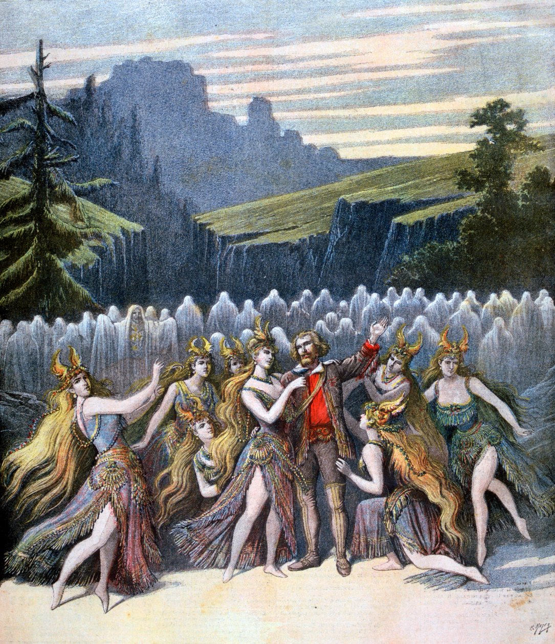Riposa in pace, spettacolo al Théâtre de la Gaîté, 1894 da Henri Meyer