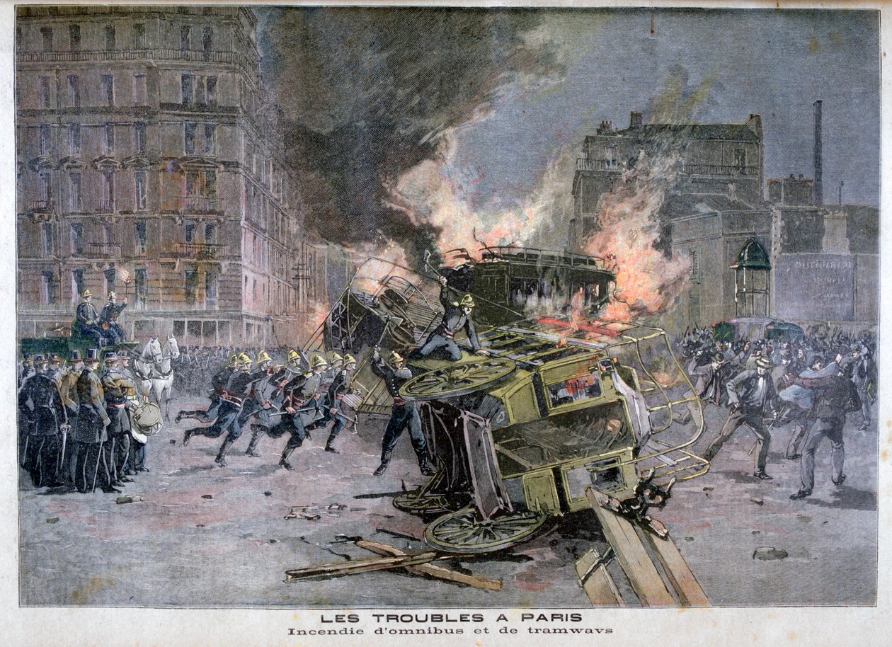 Rivolte a Parigi, 1897 da Henri Meyer