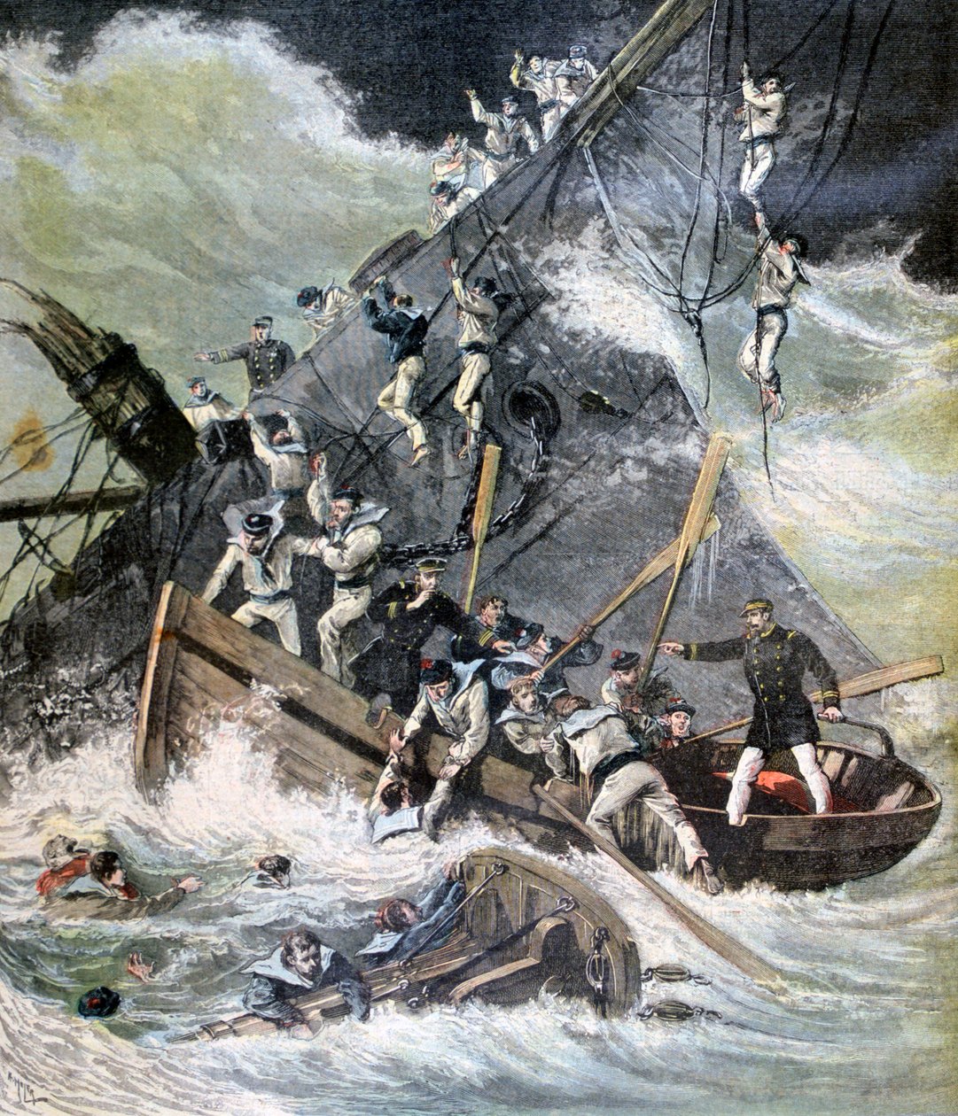 Naufragio della La Bourdonnais, Sainte Marie, Madagascar, 1893 da Henri Meyer