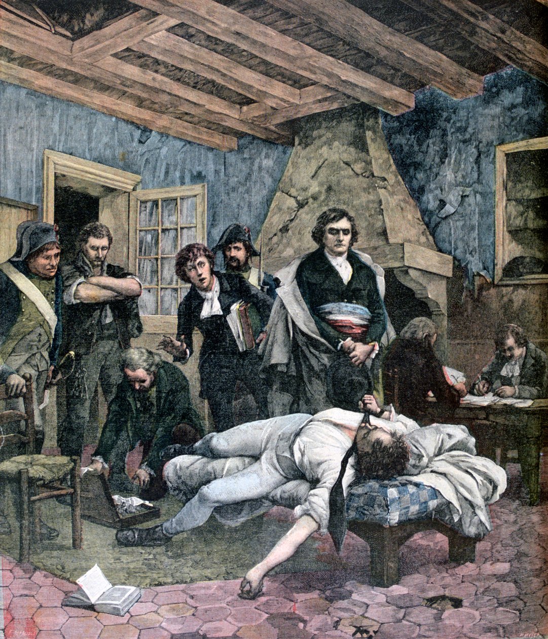 La morte di Charles Pichegru, 1891 da Henri Meyer