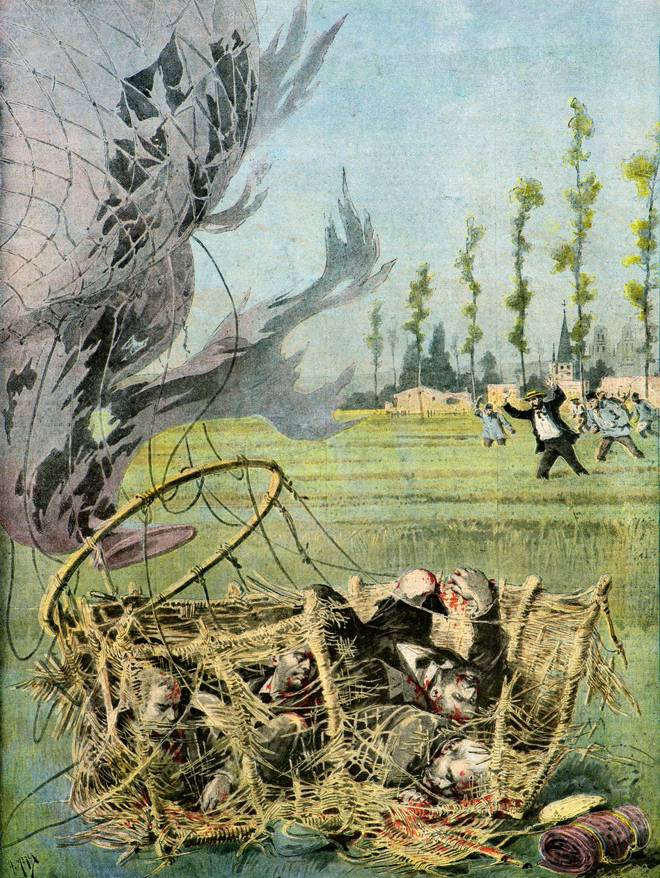 Il disastro di Hal, 1895 (Illustrazione) da Henri Meyer