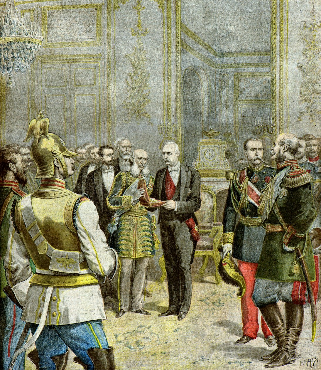 Il diplomatico russo Barone di Mohrenheim da Henri Meyer