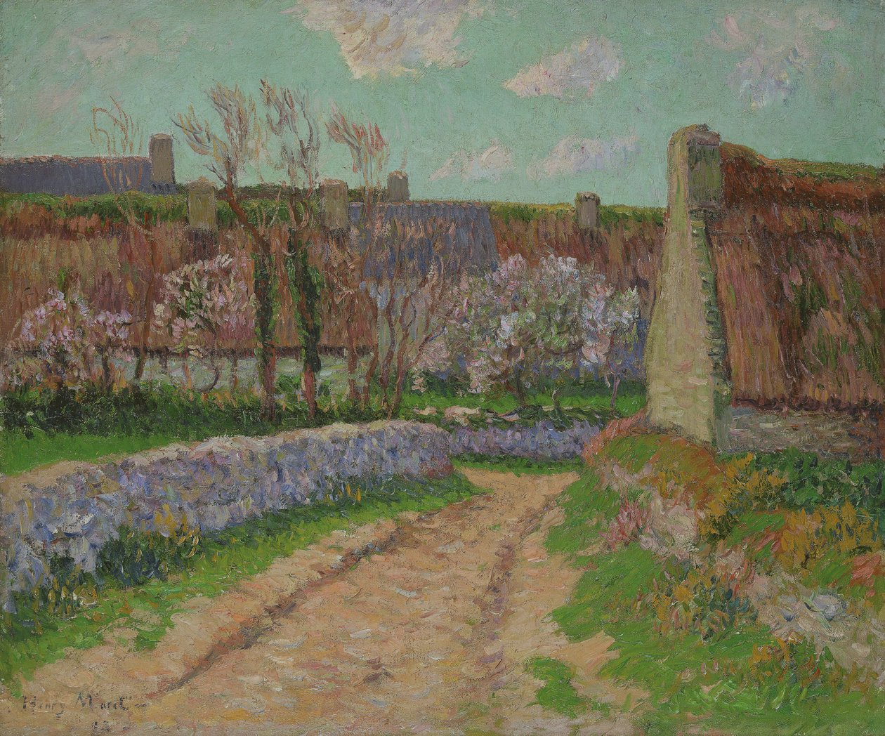 Villaggio a Clohars da Henri Moret