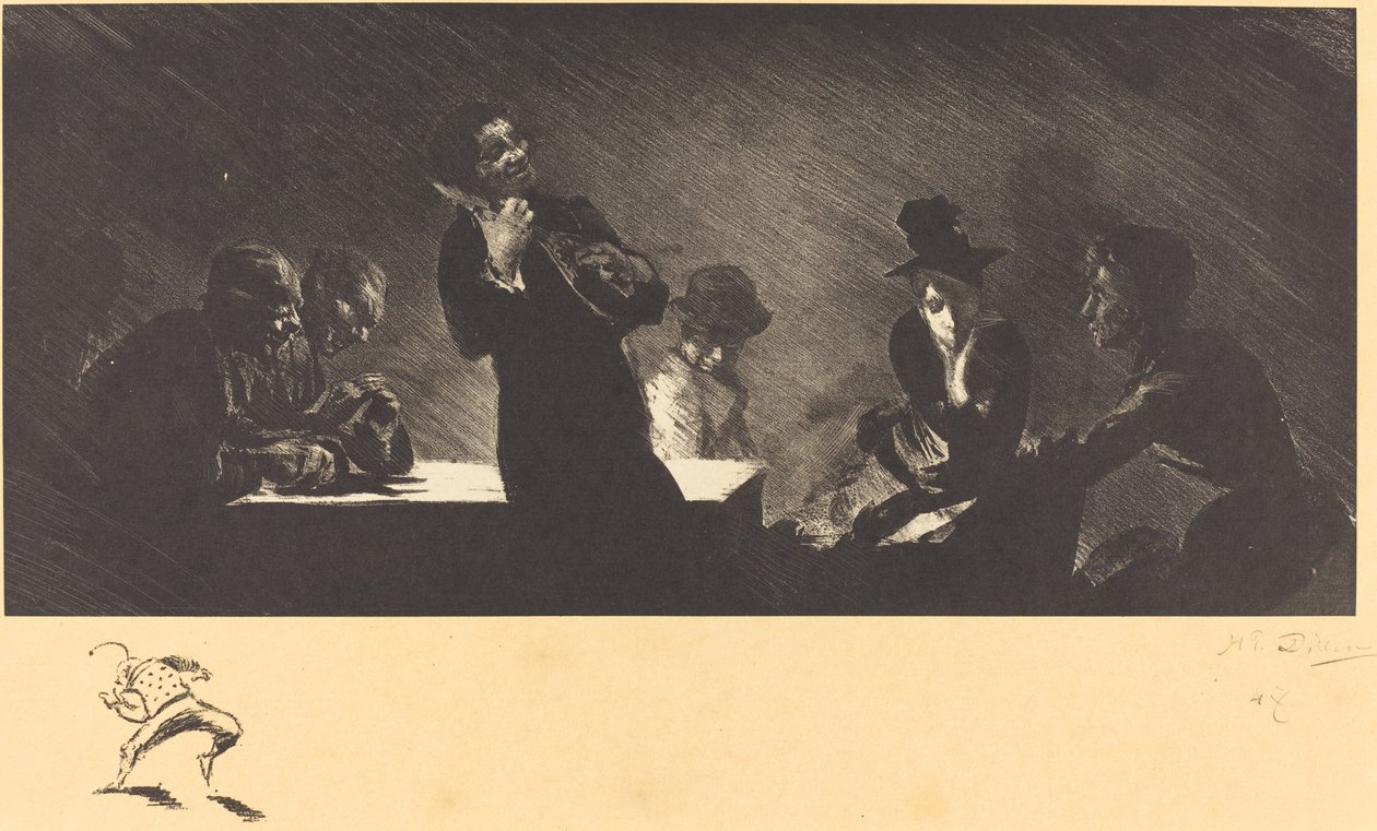 Il suonatore di mandolino da Henri Patrice Dillon