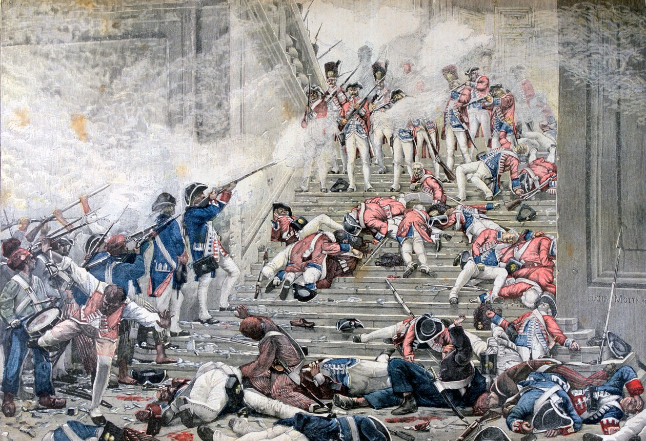 Presa delle Tuileries, 10 agosto 1792, 1892 da Henri Paul Motte
