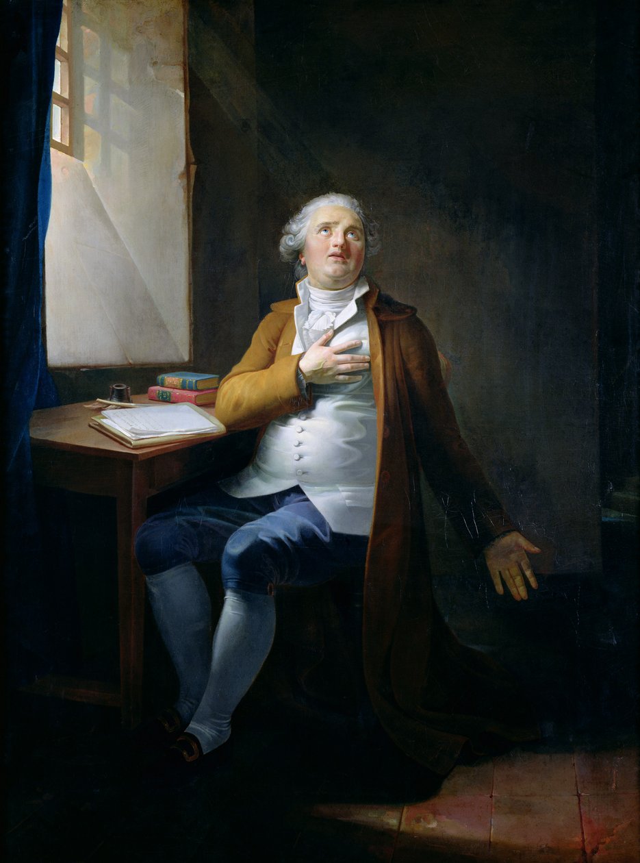 Luigi XVI (1754-93) nel Tempio, c.1795 da Henri Pierre Danloux