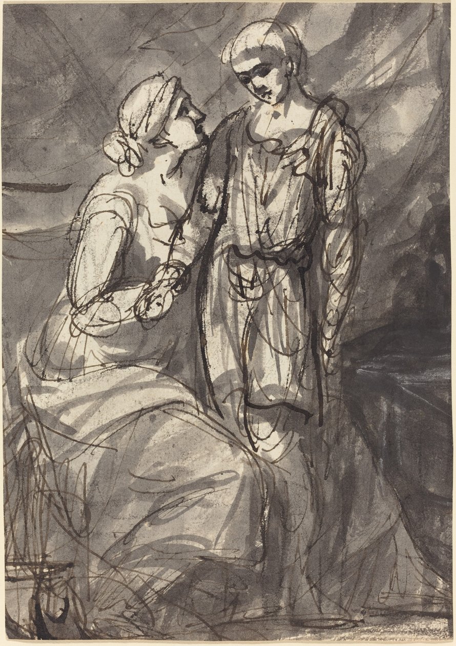 Due Figure in Abiti Classici da Henri Pierre Danloux