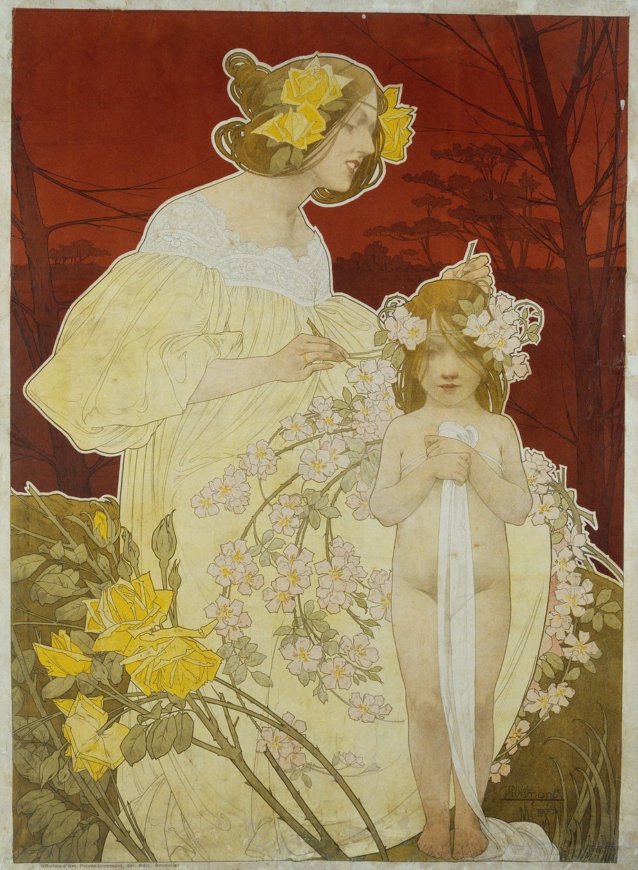 Palais de la Femme. Esposizione del 1900 da Henri Henri Antoine Théodore Livemont
