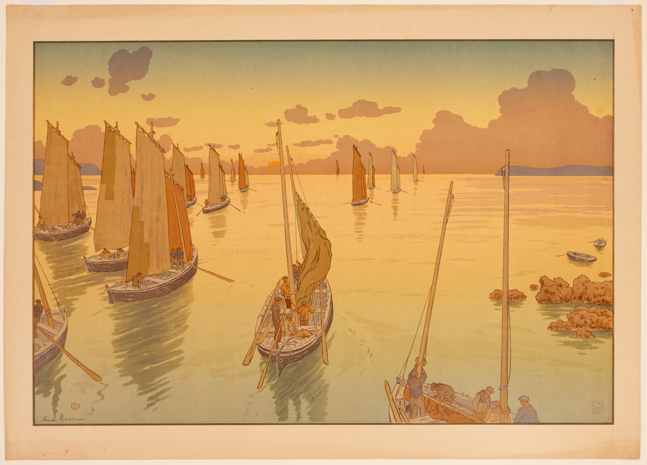 Aspetti della natura, n. 11: Tramonto da Henri Rivière