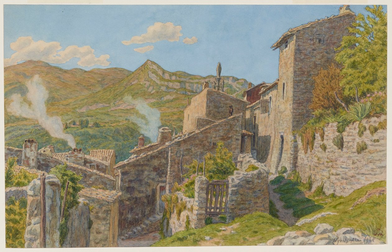 Nella città vecchia. Nyons da Henri Rivière