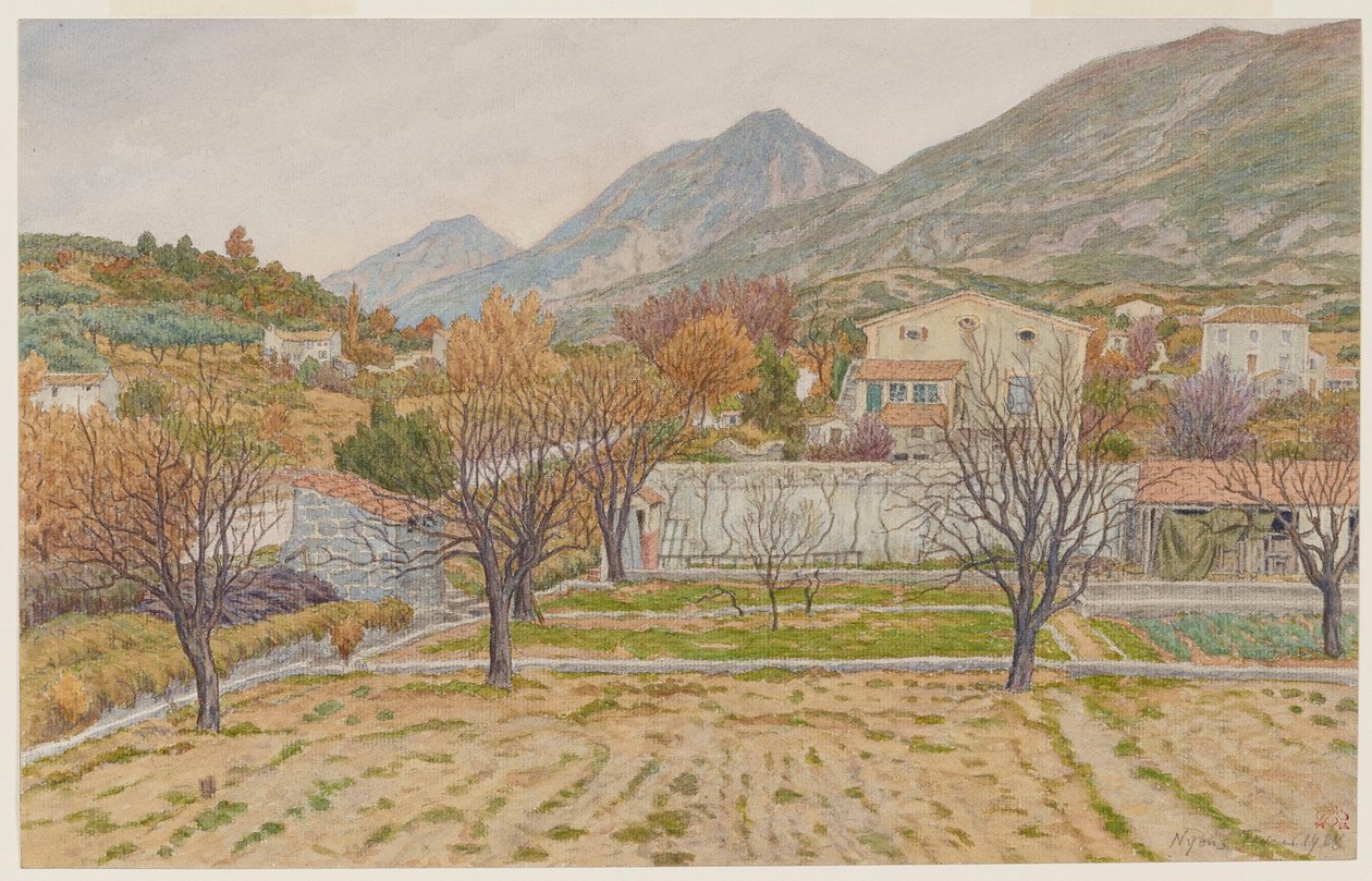 Umgebung von Nyons da Henri Rivière