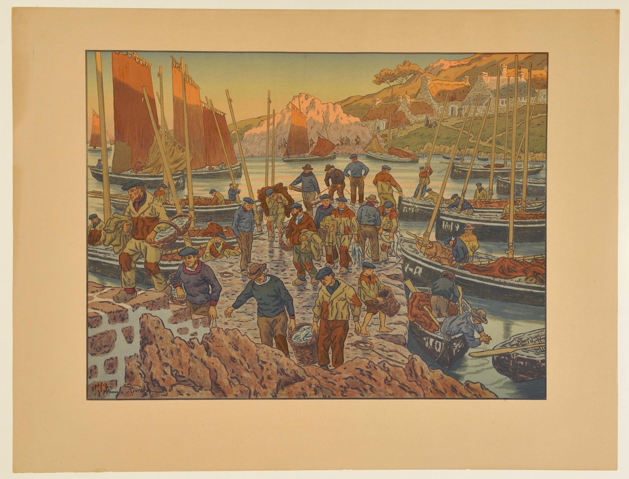 [Il porto] da Henri Rivière
