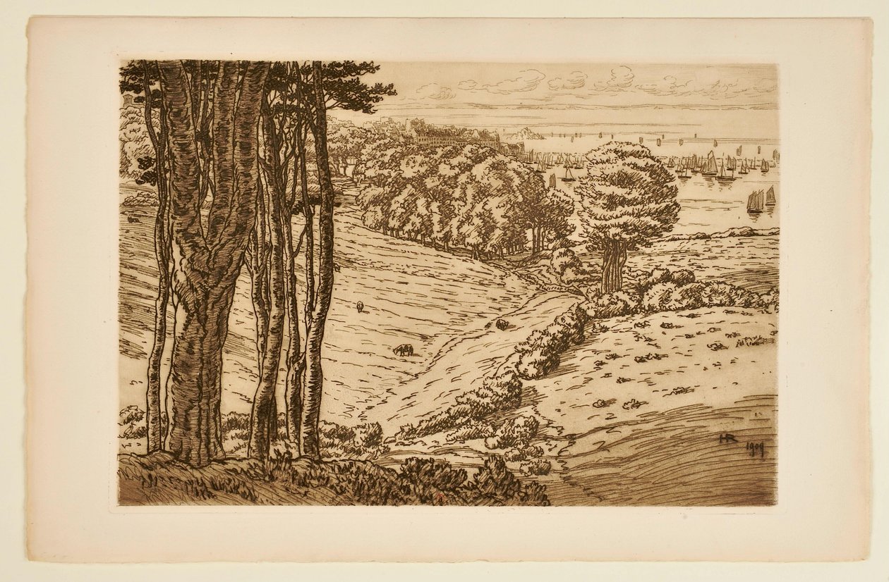 [Il porto di Douarnenez] da Henri Rivière