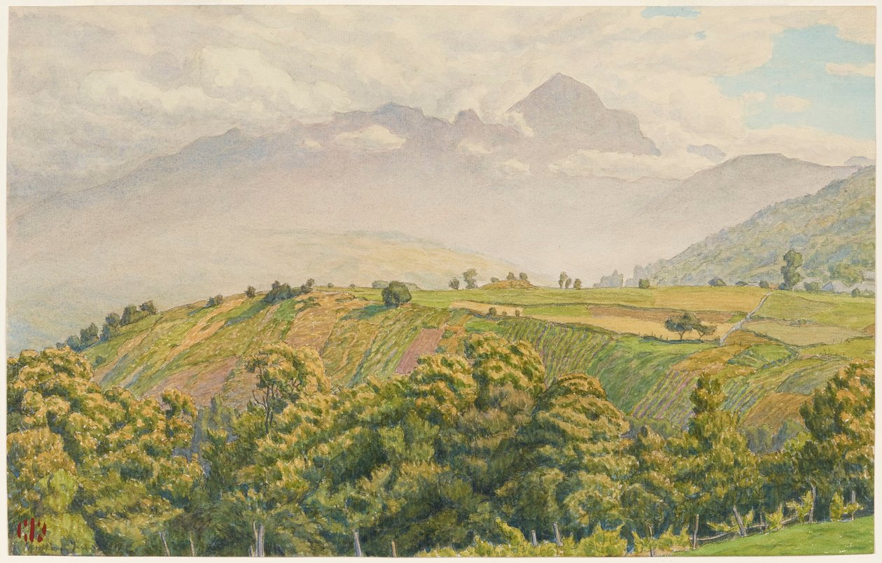 Nebliger Morgen auf dem Charvin da Henri Rivière