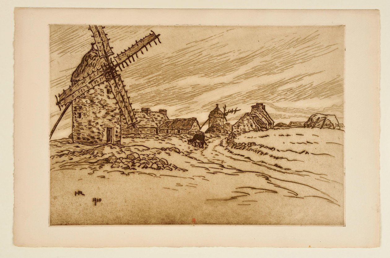 [Mulini a La Palue] da Henri Rivière