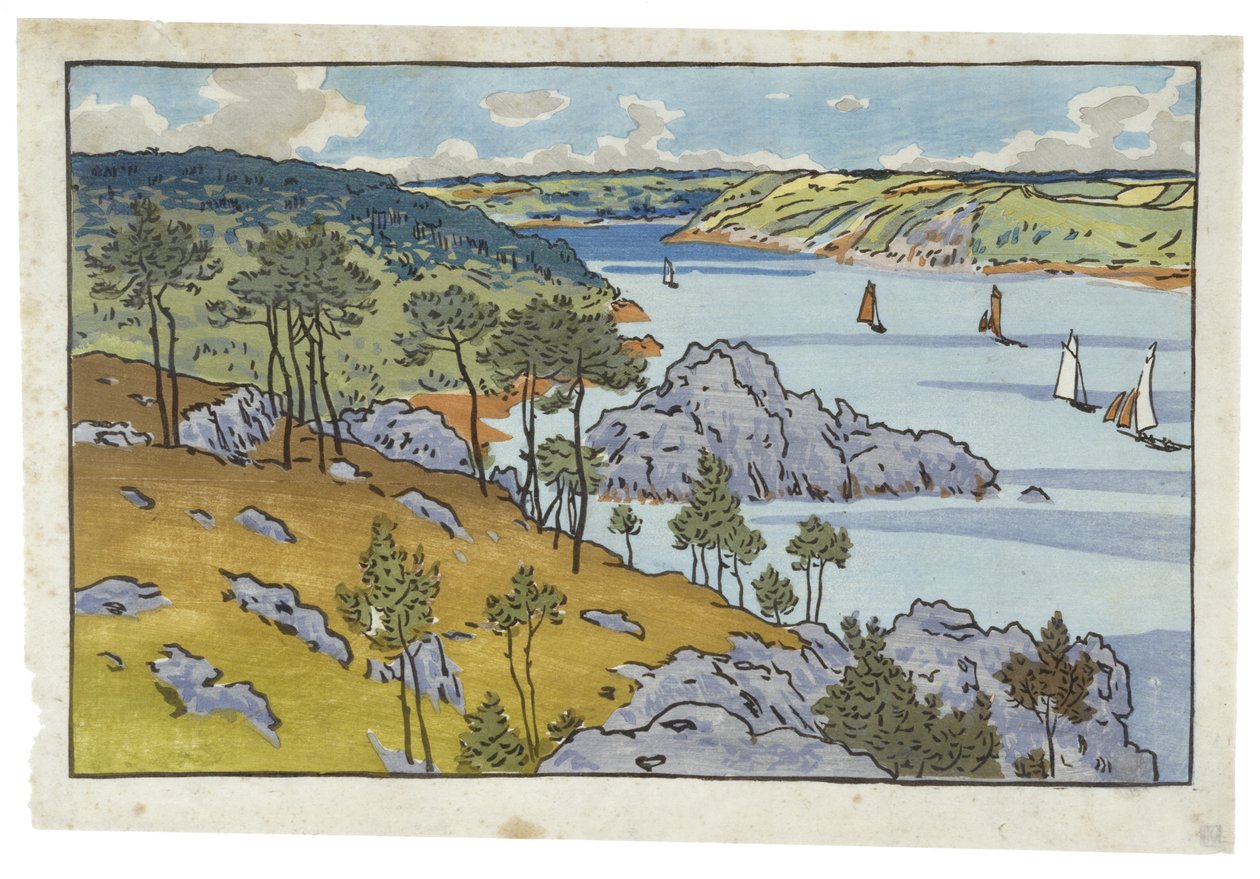Bocca del Trieux a Loguivy da Henri Rivière