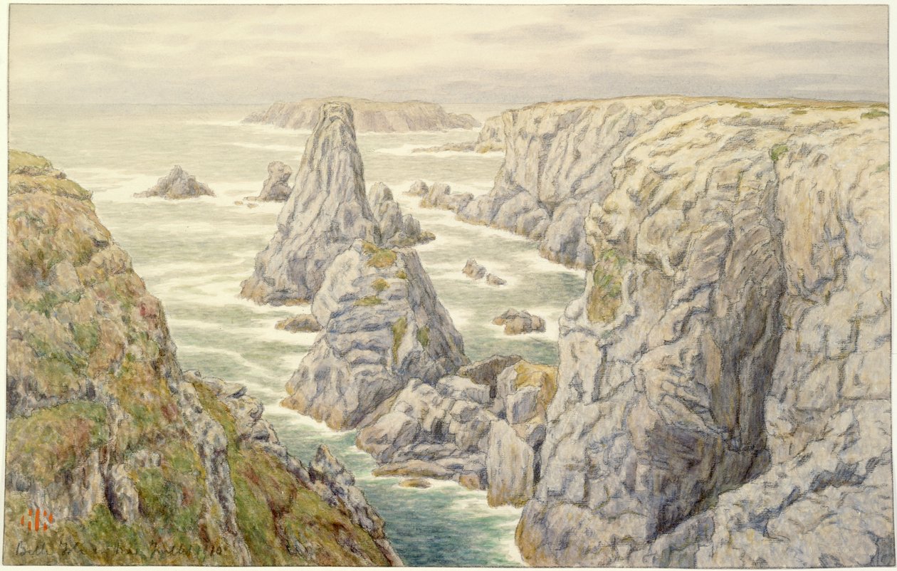 Scogli di Port Coton. Belle-Isle da Henri Rivière