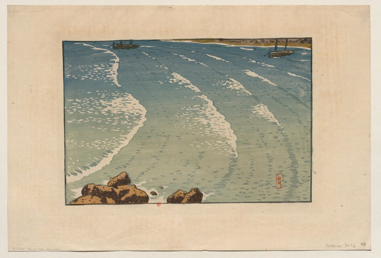 [Mare in bonaccia, spiaggia della Garde-Guérin (Saint-Briac)] da Henri Rivière