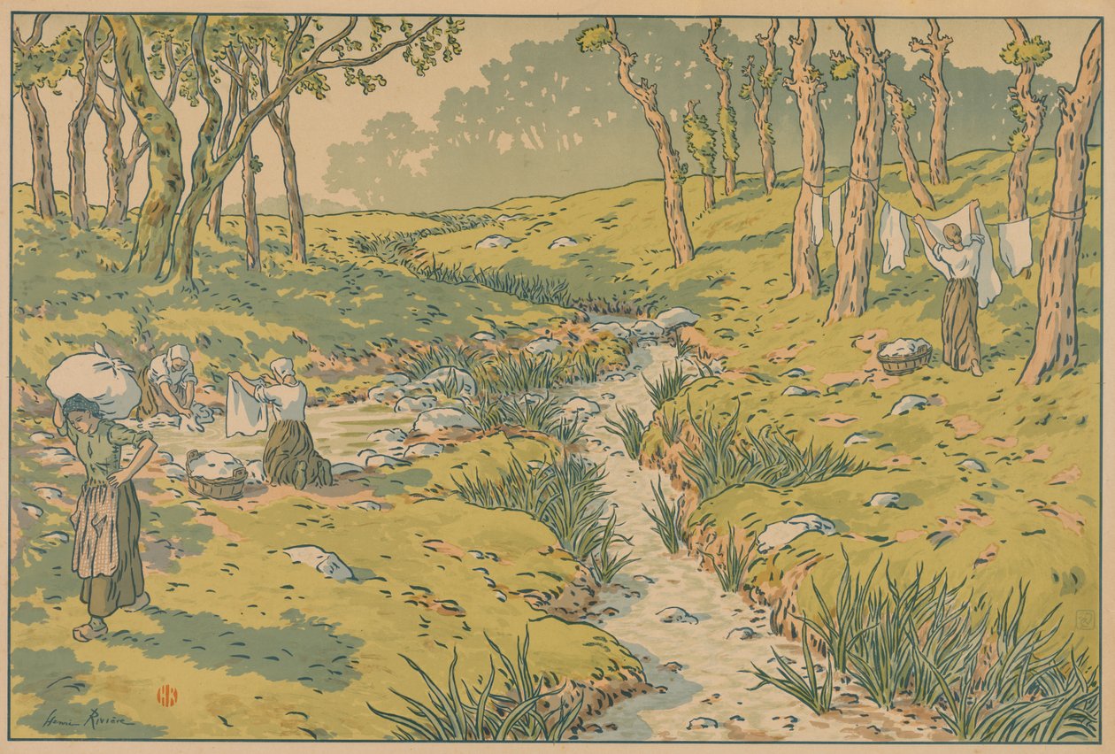 Aspetti della natura: Il ruscello da Henri Rivière