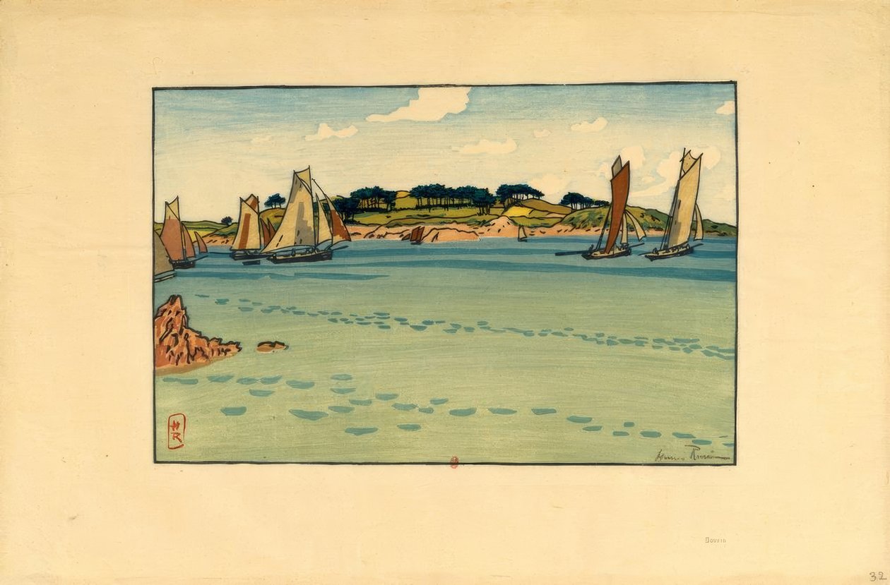 Henri Rivière, Gabares davanti... da Henri Rivière
