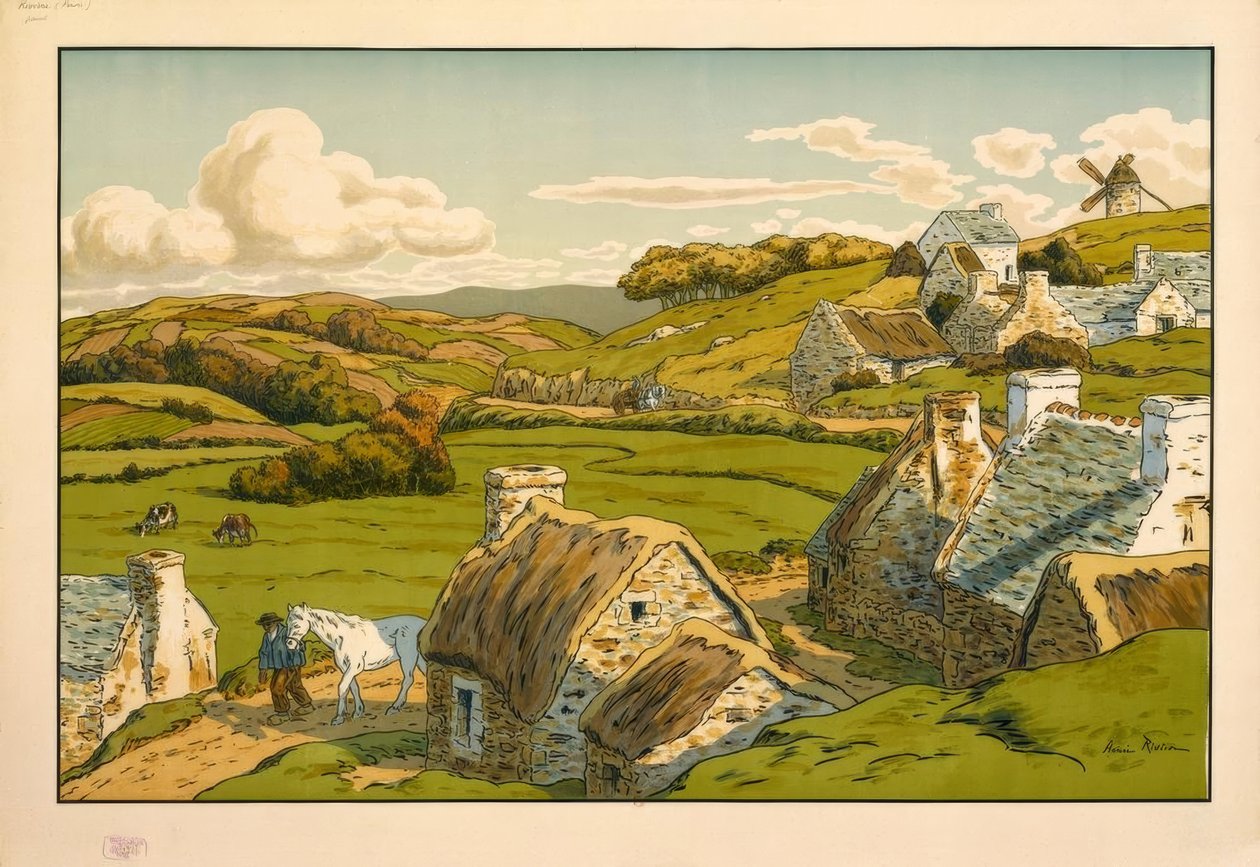 Il villaggio da Henri Rivière