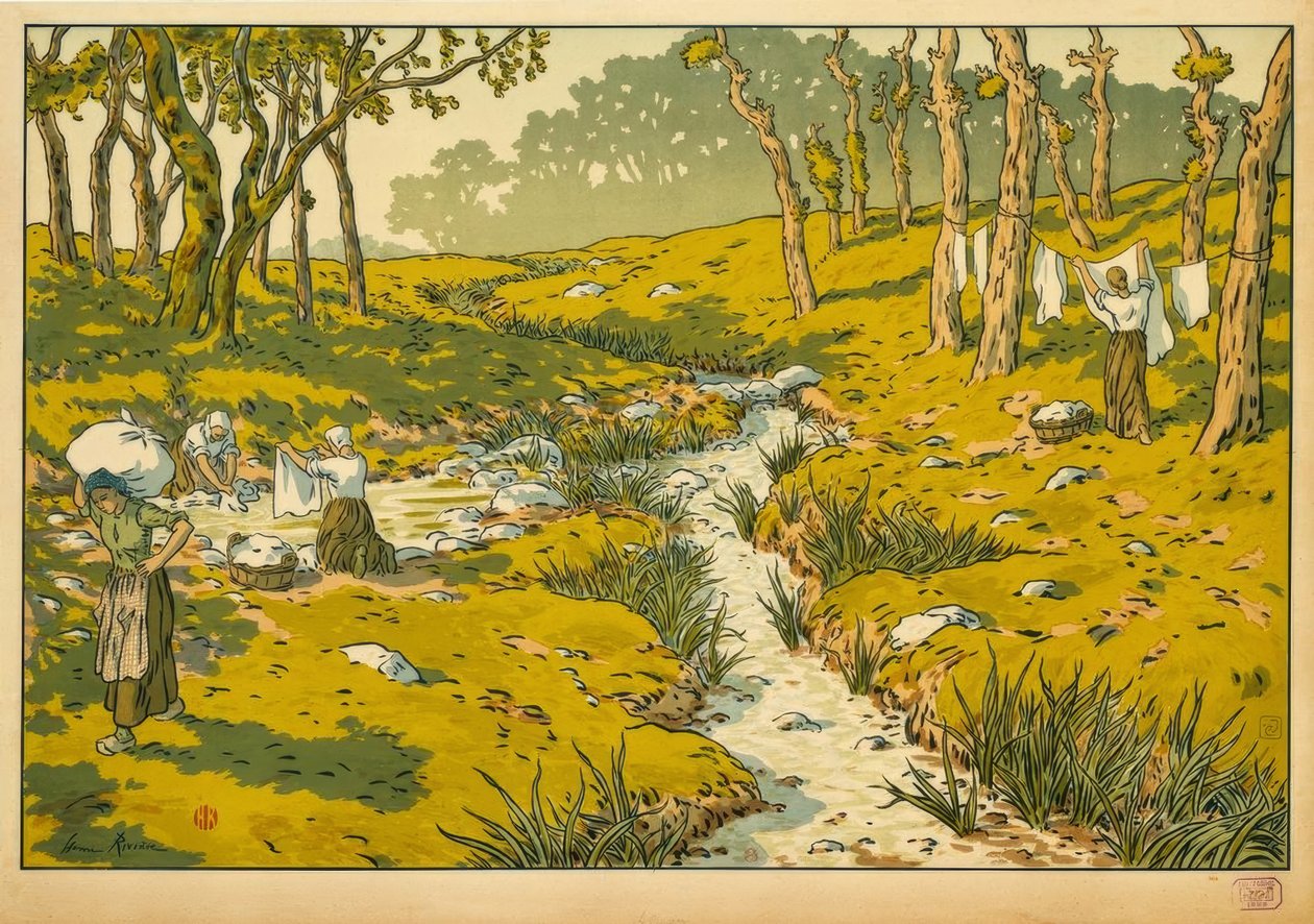 Il Ruscello da Henri Rivière